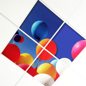 Happysky, sérigraphie Ballons